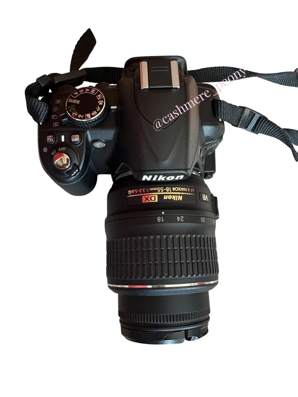 Nikon D3100 DSLR Camera Bundle AF Kit 18-55mm Lens Bag Manual Battery 32GBMemory